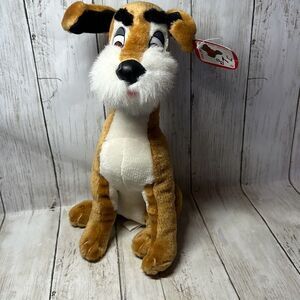 Shalom Toy Co Vintage 13-14 Inch Tramp Look Brown Dog RARE